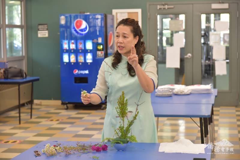 林芳合希望經由對插作的欣賞，延伸到對大自然的欣賞與愛護