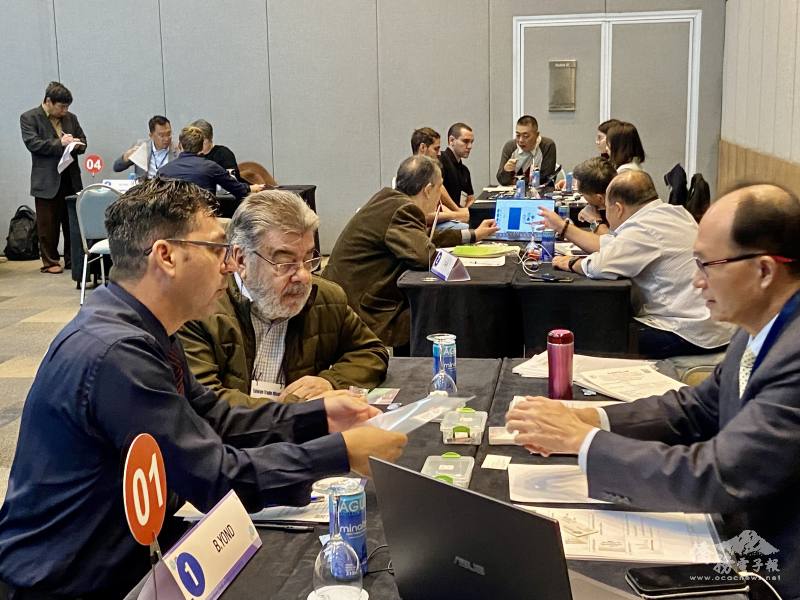 貿易洽談會現場實況