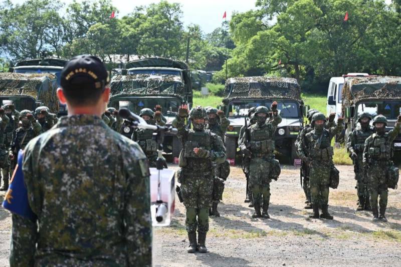 陸軍蘭陽地區指揮部反甲連基地鑑測。（陸軍蘭陽地區指揮部提供