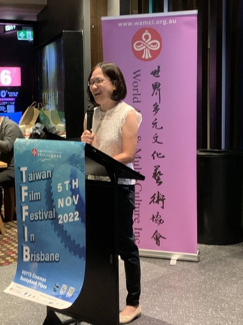 2023年布里斯本台灣影展執行長尤凱蓉接受中央社訪問表示，這次影展選播2部台灣紀錄片，希望延續創辦者精神。儘管紀錄片不是觀眾首選，但台灣有很多精彩紀錄片值得挖掘。（尤凱蓉提供）