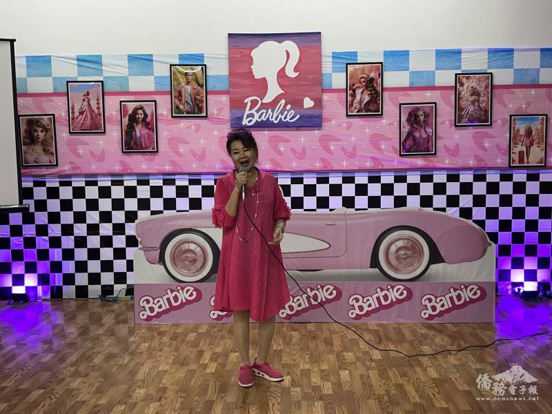 2023年臺灣原聲童聲合唱團美西巡迴演出總召集人林貴香致詞感謝愛心團隊