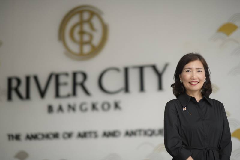 曼谷河城古董藝術中心(River City Bangkok)總經理鄭紹敏。