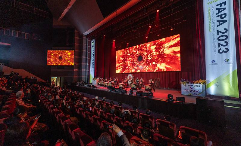 蔡英文總統26日上午出席「2023亞洲藥學會年會開幕典禮」