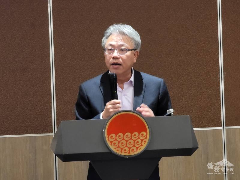 楊登仕致詞時說，很榮幸能夠有機會來到菲律賓工作，並感謝認識到那麼多新朋友