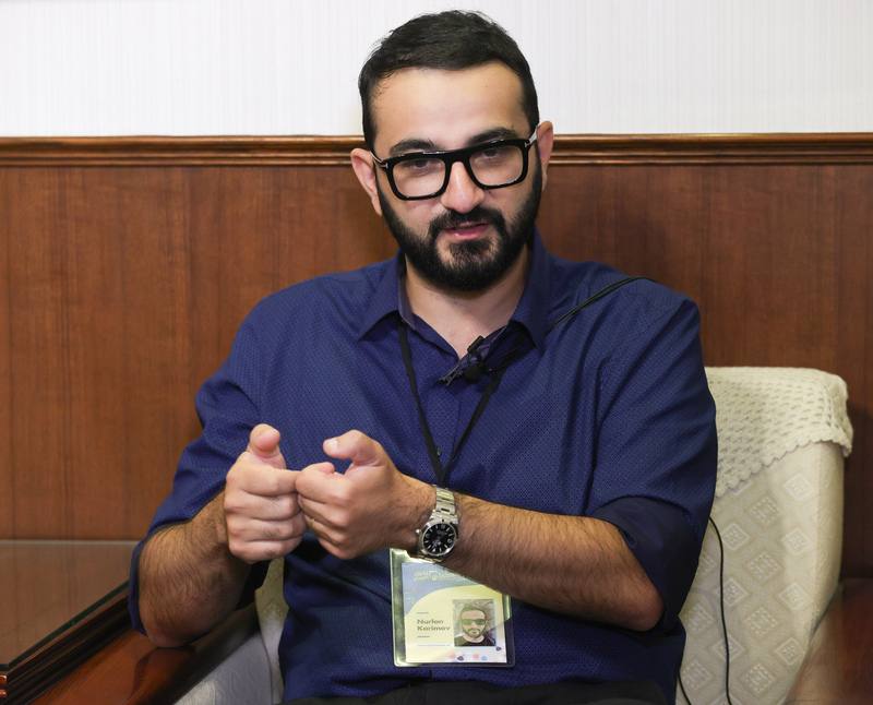 加拿大歷史學家卡里莫夫（Nurlan Karimov）接受專訪，分享今年參與「來去總統府住一晚」活動的報名動機，來自長期對台灣的好奇。