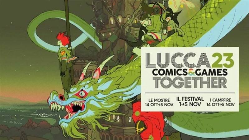 Poster for the 57th Lucca Comics and Games in Italy. Graphic source: Lucca Comics and Games Facebook page