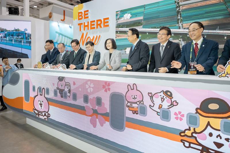 蔡英文總統3日上午出席「2023年台北國際旅展開幕典禮」
