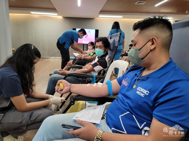 熱情響應捐血活動