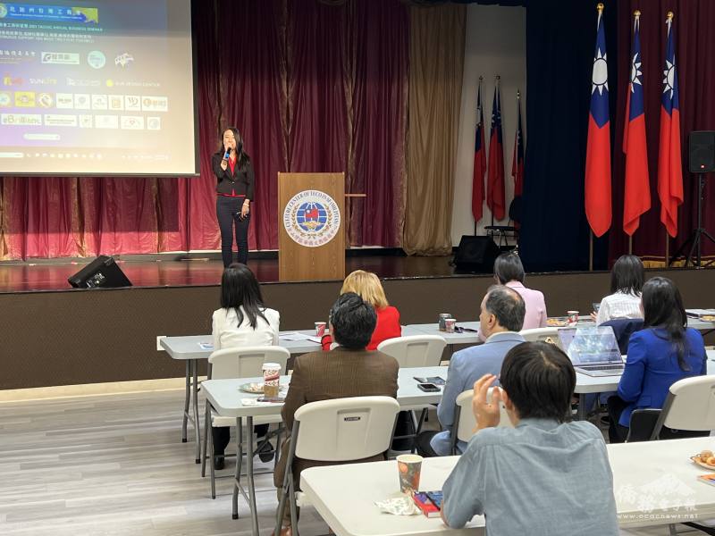 北加州臺灣工商會第36屆會長王若衣致詞