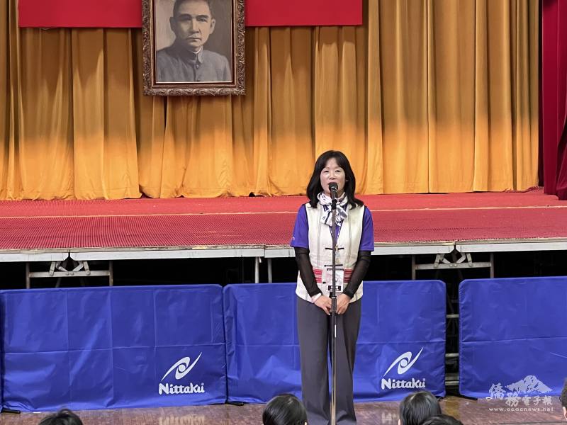 霞雲國小校長羅幼蓮致詞