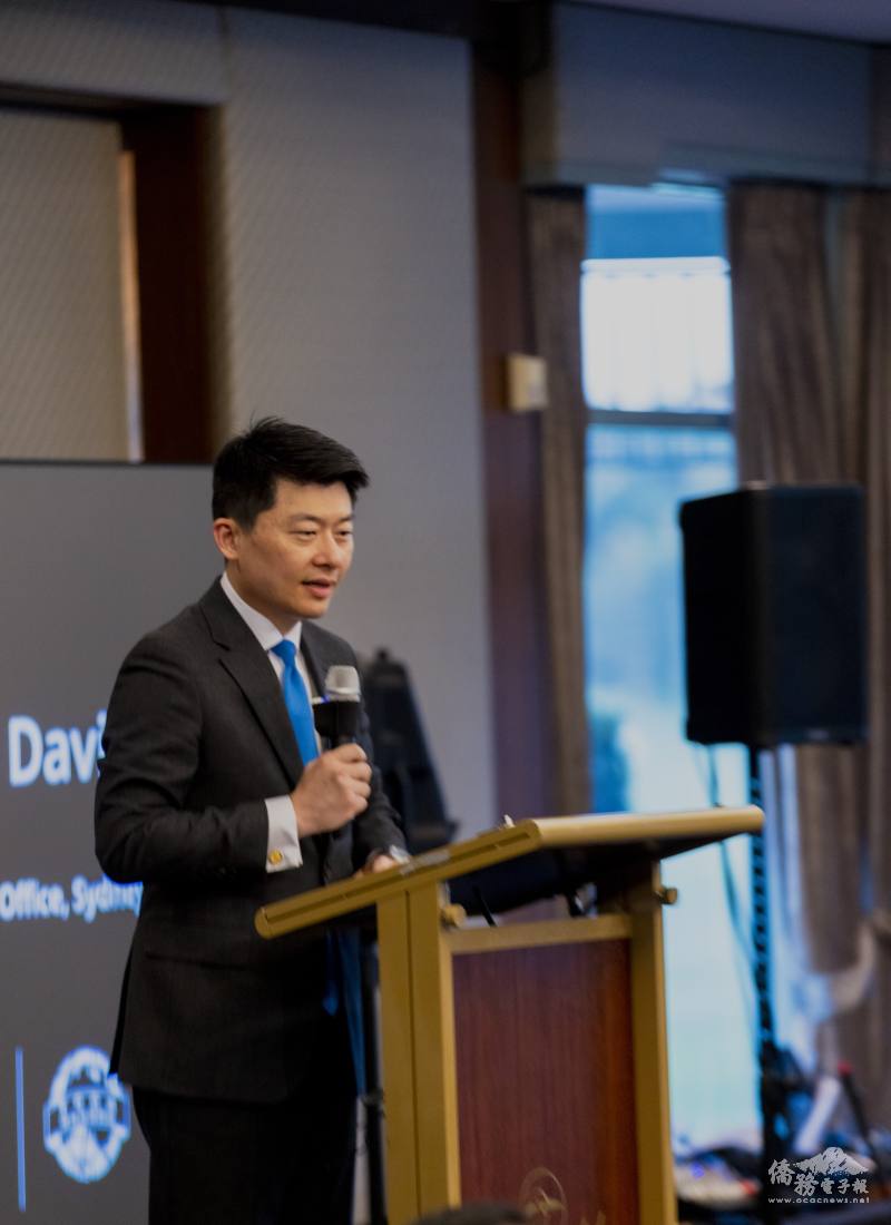 駐雪梨辦事處處長吳正偉致詞