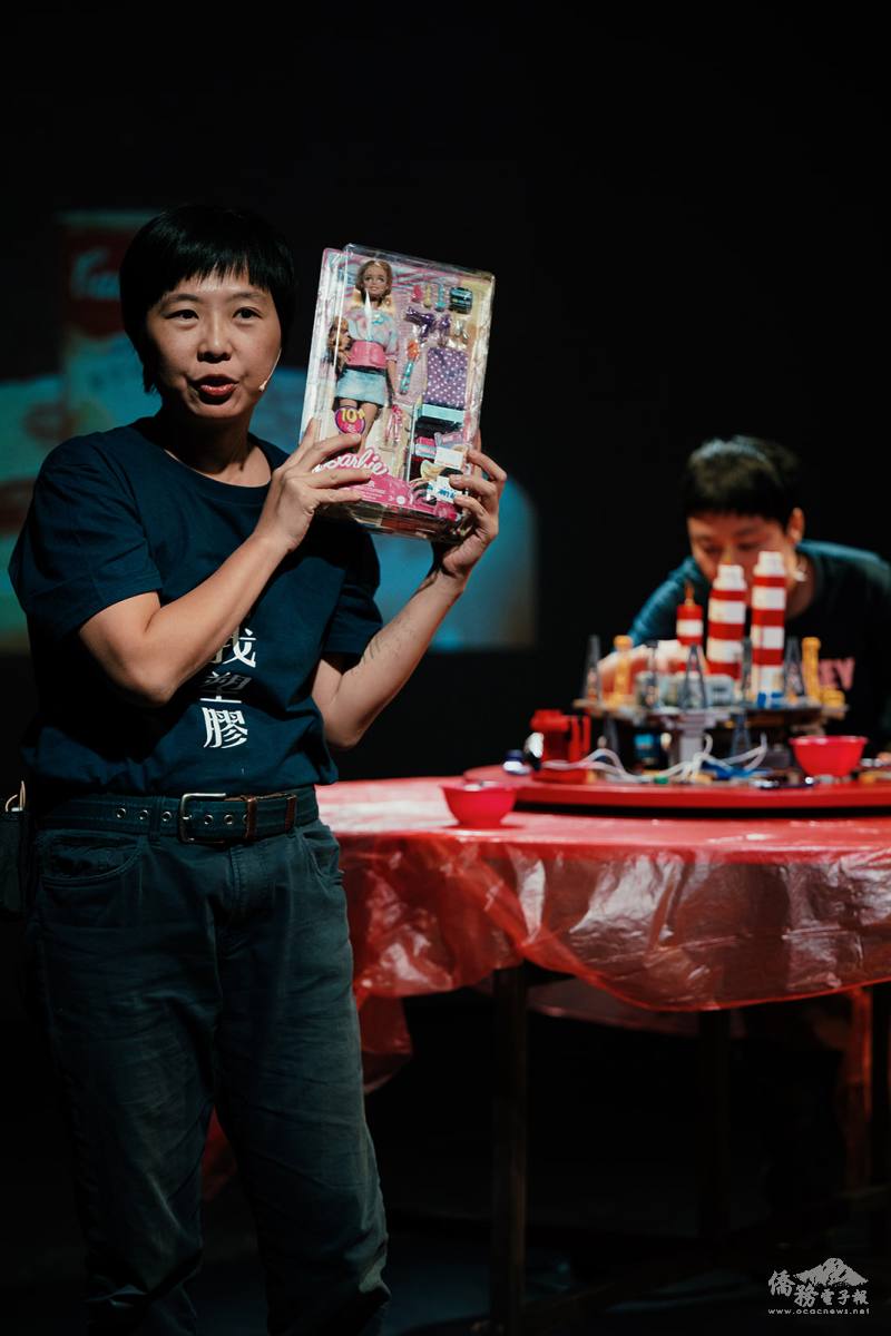 曾彥婷訴說臺灣曾是芭比製造大國、產能佔全球80%的歷史 (Tobias Zangl所提供)