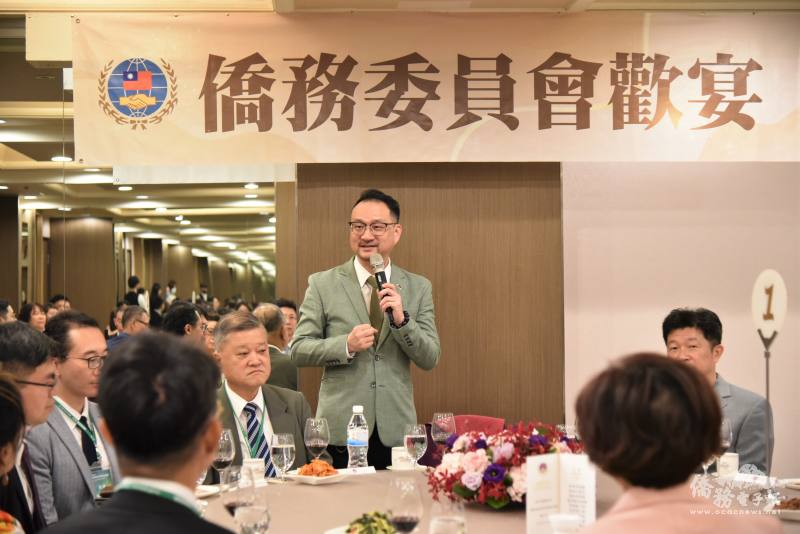 僑委會副委員長阮昭雄致詞