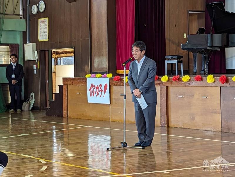 銚子市市長越川信一致詞