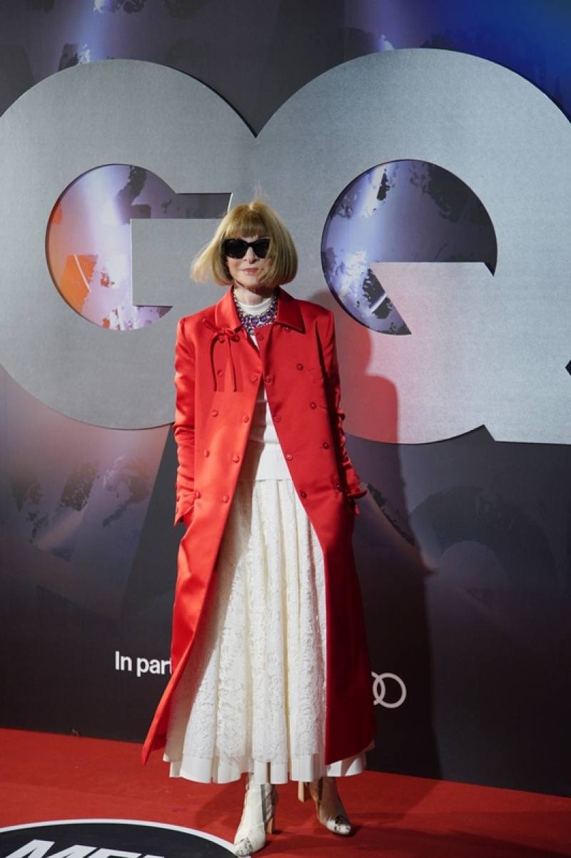 GQ Men of the Year Awards 2023 年度風格大賞（GQ MOTY 2023）20日在台北登場，GQ屬國際出版集團康泰納仕旗下，康泰納仕首席內容官兼Vogue全球編輯總監安娜．溫圖爾（Anna Wintour）出席，這也是她首度造訪台灣。