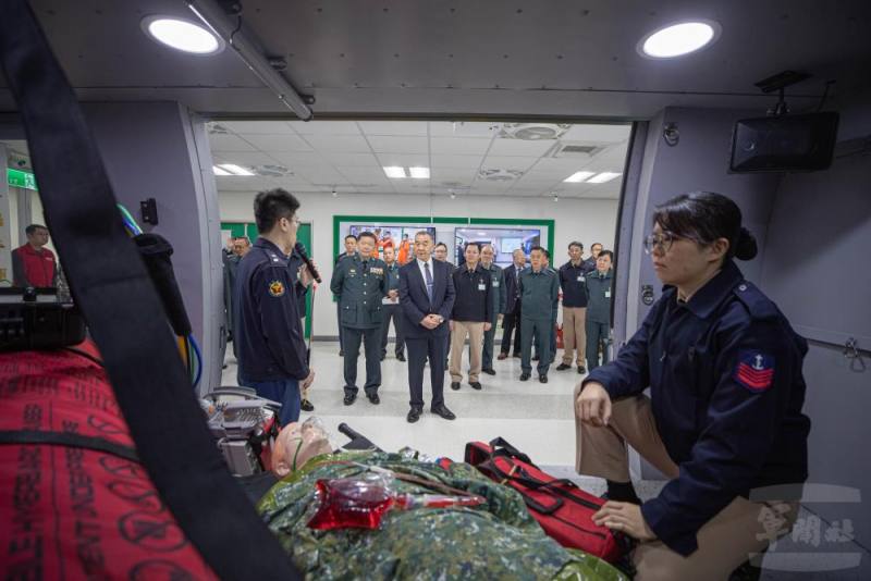 「空中醫療救護模擬機艙訓練教室」展現軍醫救護能量