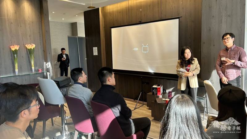 創業家丁彥睿於創業交流活動現場分享經驗