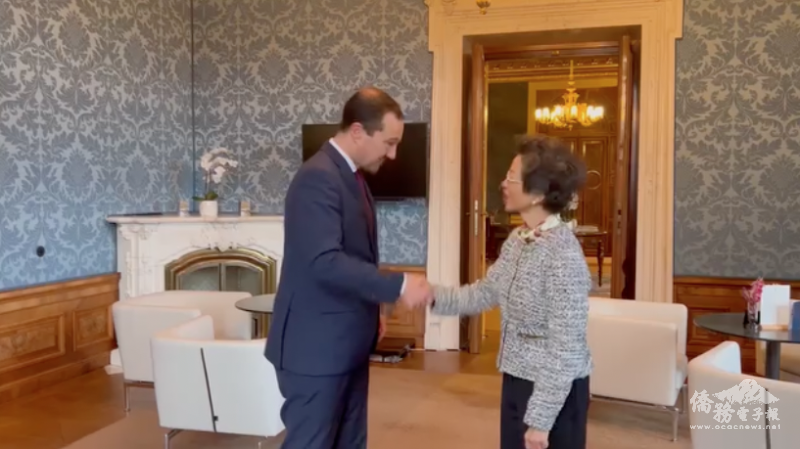 張小月及Gerald Loacker就支持臺灣參與全球性重要議題方面達成共識