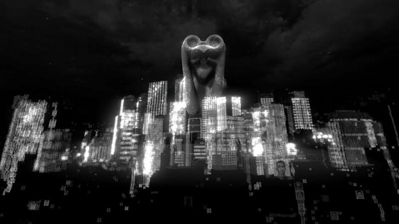 邁阿密FilmGate互動媒體節今年邀請台灣文化科技作品參展，包含5部虛擬實境（VR）、1件數位裝置與2件Dome穹頂劇場創作。圖為藝術家黃心健參展VR作品「自監體」。（文策院提供）