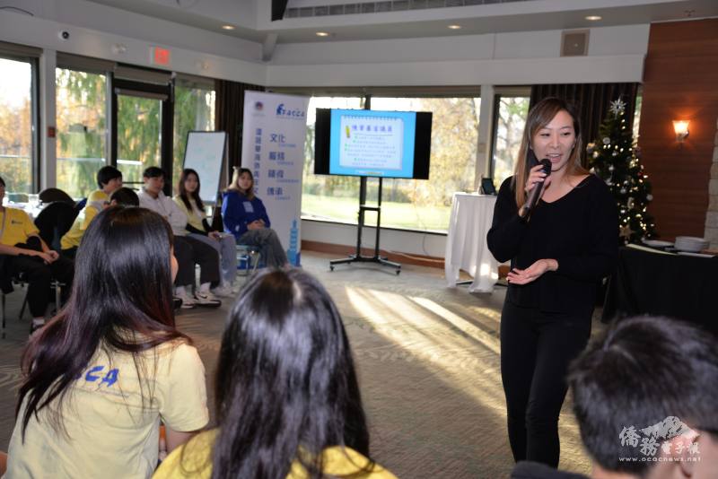 省議員陳葦蓁和學員們分享對臺灣的熱愛和情感