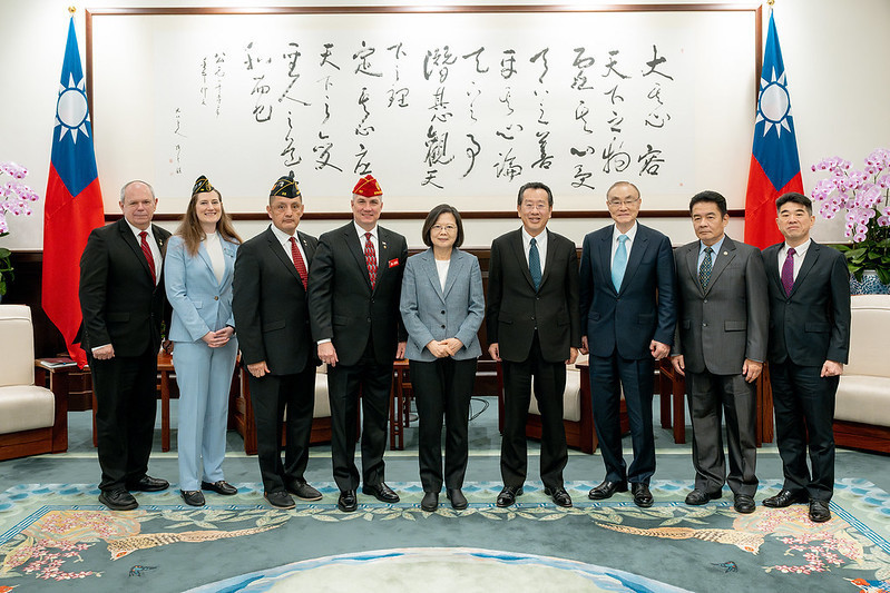 President Tsai meets American Legion National Commander Daniel J ...