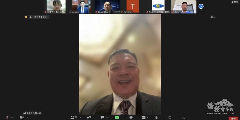 洛僑中心陳敏永主任致詞