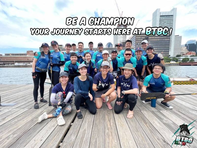 波士頓臺灣龍舟隊宣傳招募海報 (BTBC提供)