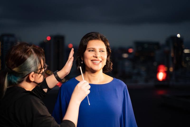 獲得銀獎的節目宣傳片「Connected Promo」在拍攝日當天與天氣搏鬥