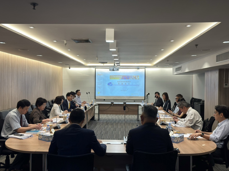 海外信用保證基金林寶惜董事長至泰國拜訪及邀集合作銀行舉行座談會
