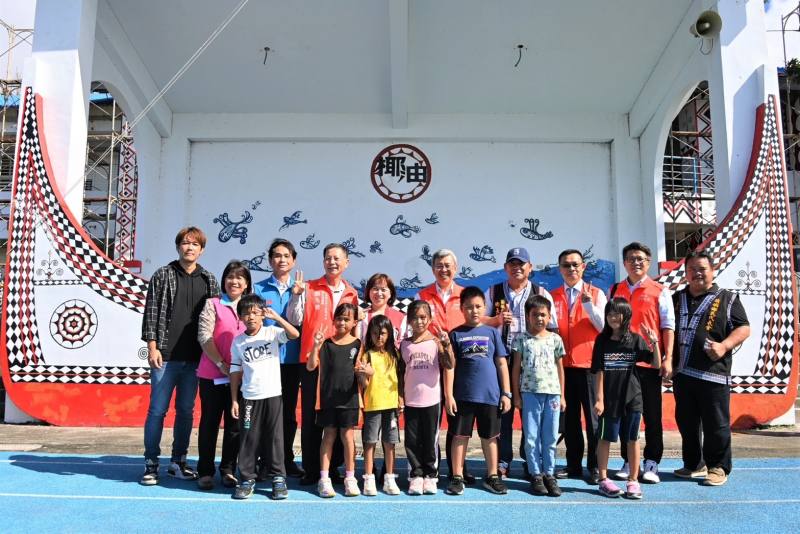 行政院長陳建仁視察臺東縣蘭嶼鄉椰油國民小學