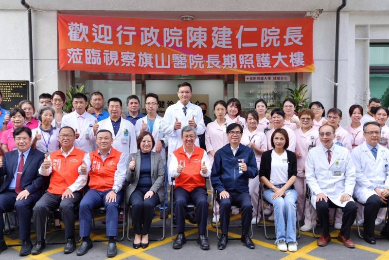 陳院長12日視察衛生福利部旗山醫院長期照護大樓