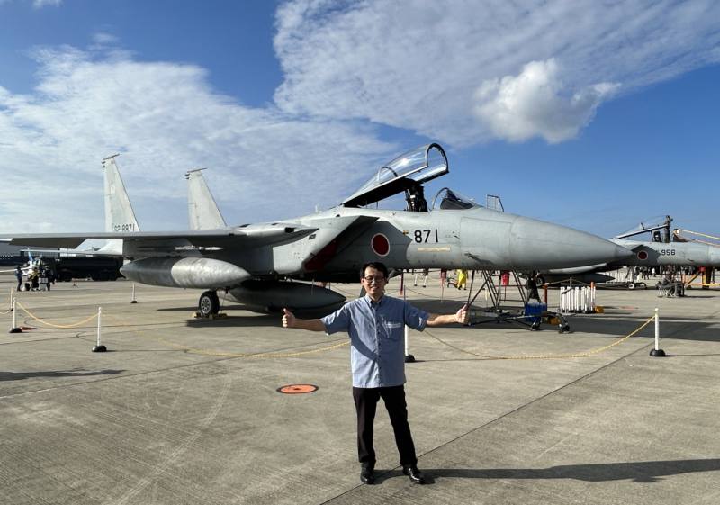 王瑞豐參觀「航空自衛隊那霸基地」