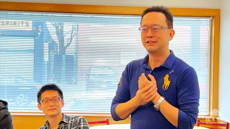 北美臺大醫學院校友會波士頓分會會長陳思達，歡迎臺大校友們能一起參與