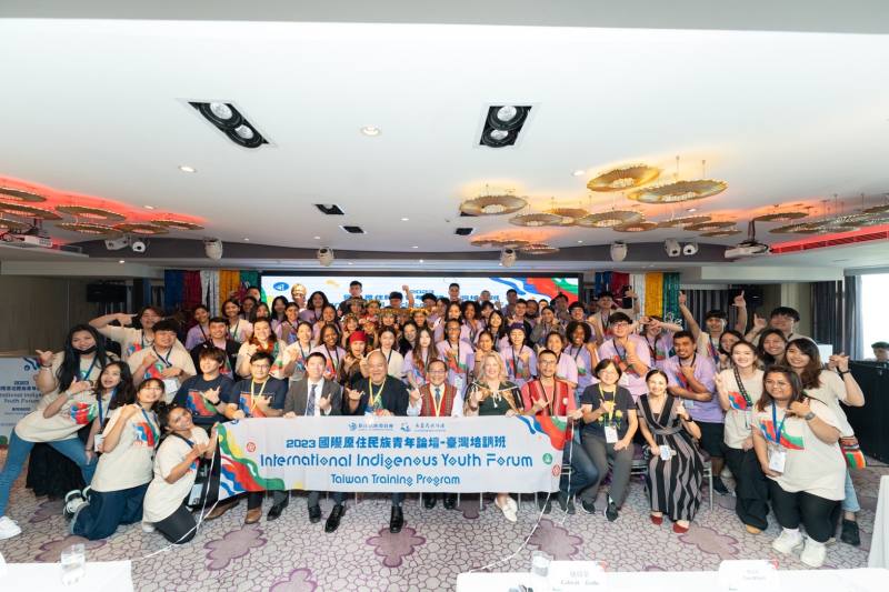 2023國際原住民族青年論壇─臺灣培訓班開訓典禮大合照