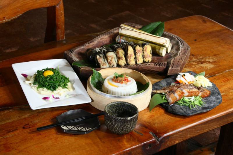 The foraged cuisine on offer at the Mu Ming Restaurant challenges people’s preconceived notions about food.