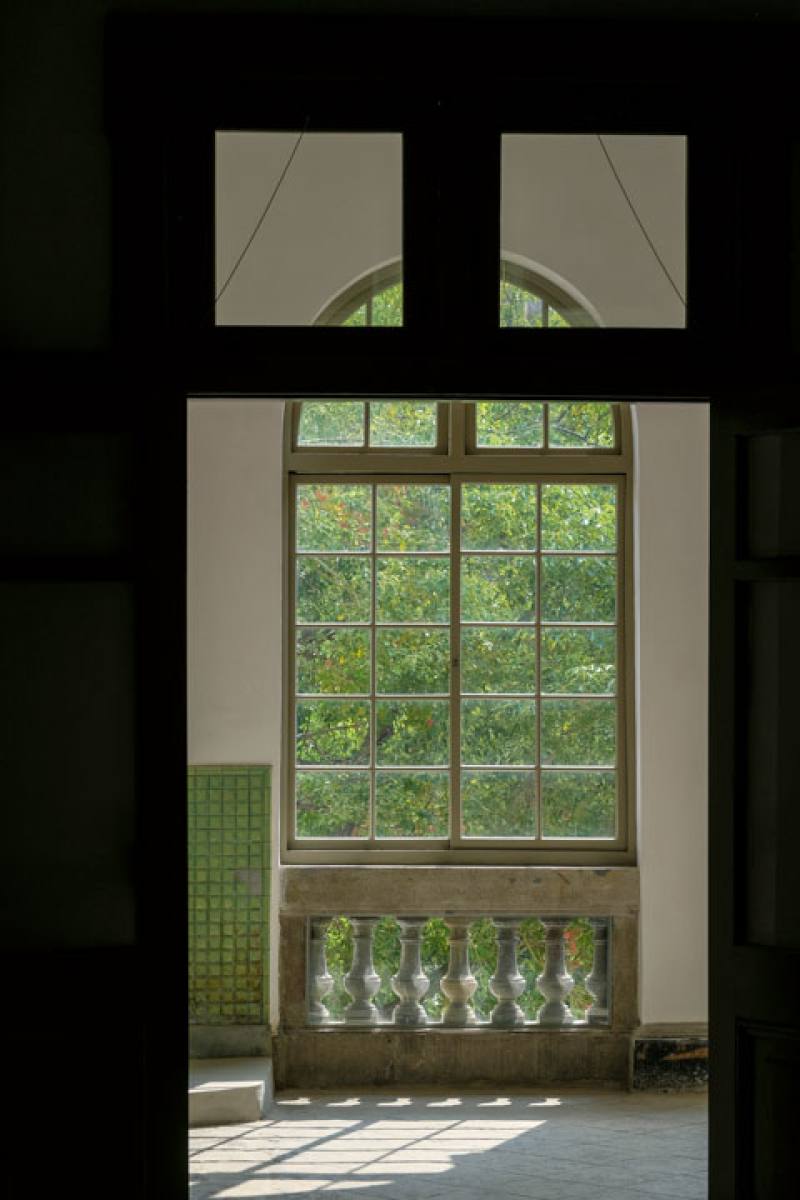 A corner of the Taichung Prefectural Hall.