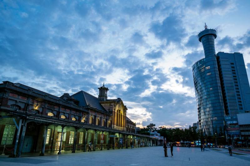The old Taichung Train Station, built during the era of Japanese rule in Taiwan, has witnessed the modernization of this city.