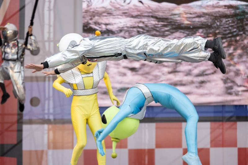 FOCA福爾摩沙馬戲團《魔幻馬戲雙重奏》，適合親子一起度過魔幻時刻。(台北表演藝術中心提供)