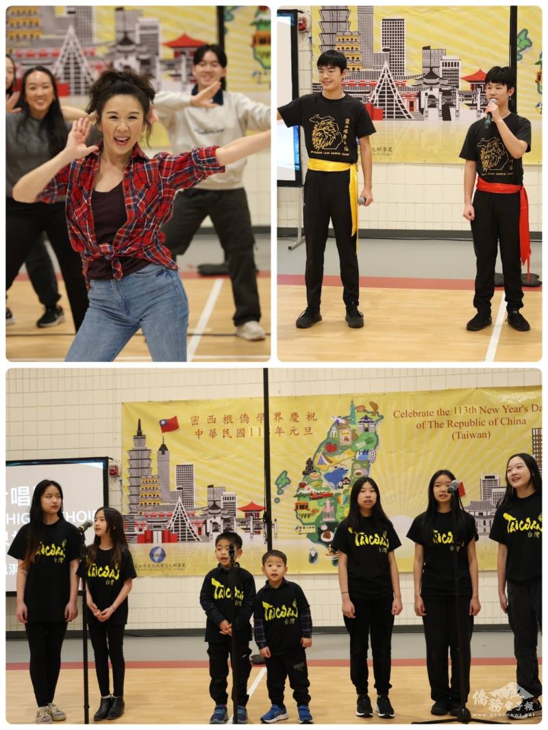 Zumba舞蹈帶動跳、龍年說相聲以及南密兒童合唱團