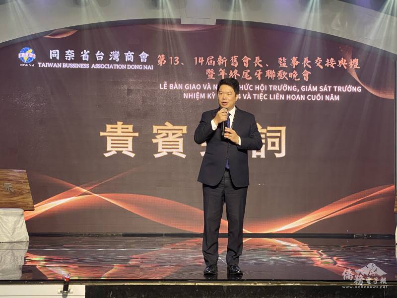 駐胡志明市辦事處處長韓國耀致詞