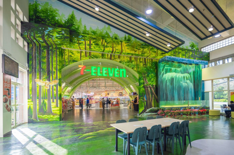 東山服務區榕景再現設計室內休憩空間