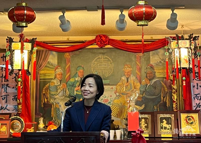 駐多倫多辦事處處長陳錦玲致詞