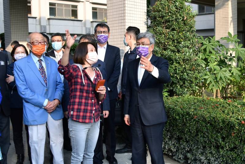 行政院長陳建仁參訪財團法人樹河社會福利基金會附設臺灣省私立悠然山莊安養中心