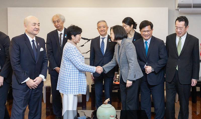總統接見「日本東京都知事小池百合子訪問團」