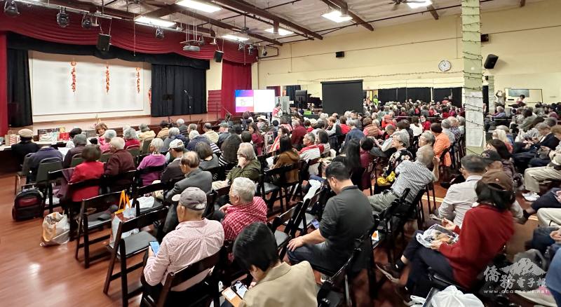 聖地牙哥臺灣同鄉會舉行農曆新年聯歡暨會長、理事團隊交接典禮，300位鄉親踴躍參加