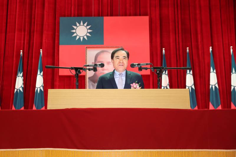 內政部吳政務次長致詞感謝全體役政及國軍人員的辛勞