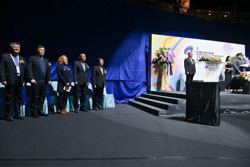 行政院長陳建仁 出席「2024年ISU世界青年花式滑冰錦標賽」開幕典禮