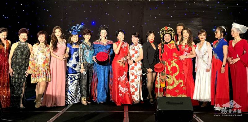 橙縣華人商會2024年會禮服秀，展現美國華人多采多姿的面貌