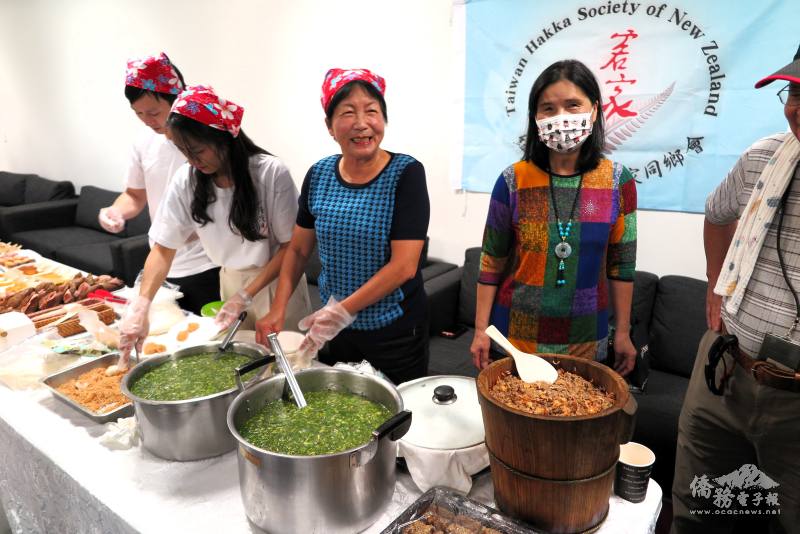 紐西蘭客家媽媽們用心製作的傳統美食令賓客選不絕口