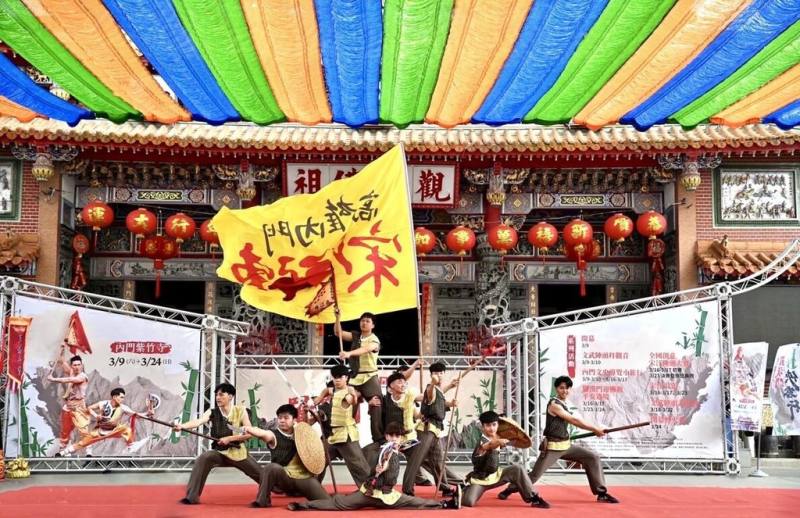 2024高雄內門宋江陣活動將於9日至24日在內門紫竹寺展開，市府祭出逾新台幣200萬元總獎金，吸引各路好手參加。（高雄市觀光局提供）
